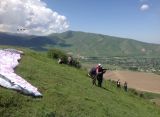 Полеты на параплане  в тандеме Каракол, Иссык-Куль 